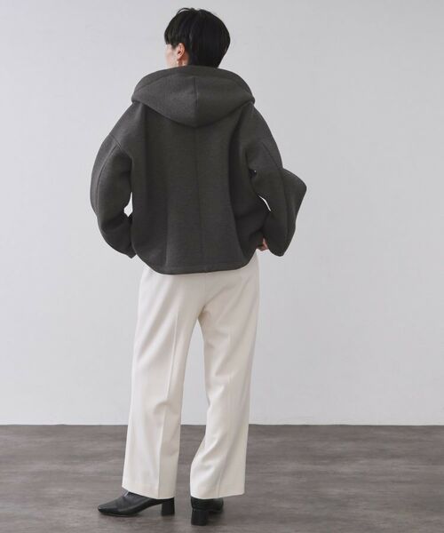 OPAQUE.CLIP / オペーク ドット クリップ レザーブルゾン・ジャケット | フーディブルゾン【洗濯機OK】 | 詳細3