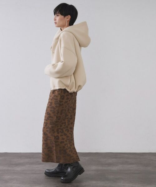 OPAQUE.CLIP / オペーク ドット クリップ レザーブルゾン・ジャケット | フーディブルゾン【洗濯機OK】 | 詳細6