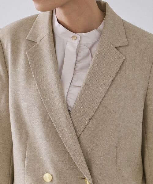 OPAQUE.CLIP / オペーク ドット クリップ テーラードジャケット | ストレッチダブルブレストテーラードジャケット/セットアップ対応可【洗濯機OK】 | 詳細13