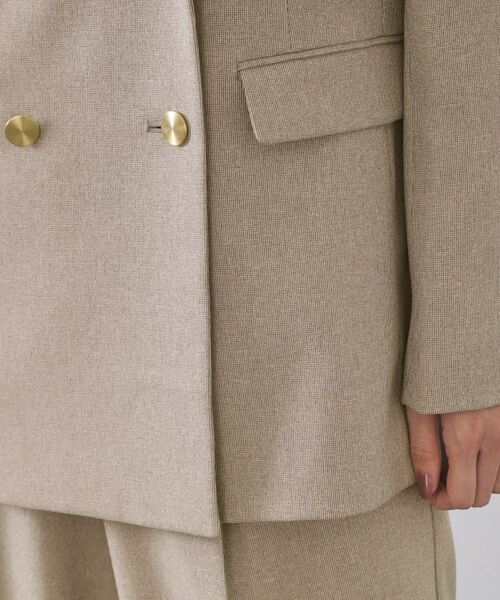 OPAQUE.CLIP / オペーク ドット クリップ テーラードジャケット | ストレッチダブルブレストテーラードジャケット/セットアップ対応可【洗濯機OK】 | 詳細17