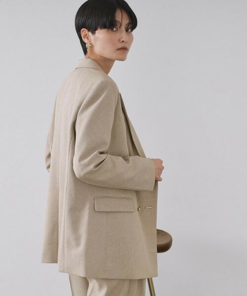 OPAQUE.CLIP / オペーク ドット クリップ テーラードジャケット | ストレッチダブルブレストテーラードジャケット/セットアップ対応可【洗濯機OK】 | 詳細6