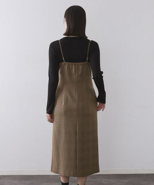 OPAQUE.CLIP / オペーク ドット クリップ ワンピース | グレンチェックキャミワンピース/セットアップ対応可【洗濯機OK】 | 詳細15