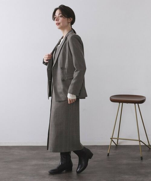 OPAQUE.CLIP / オペーク ドット クリップ ワンピース | グレンチェックキャミワンピース/セットアップ対応可【洗濯機OK】 | 詳細5