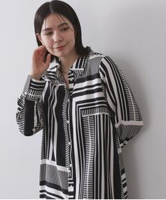 OPAQUE.CLIP / オペーク ドット クリップ ロング・マキシ丈ワンピース | ジオメトリック柄ワンピース