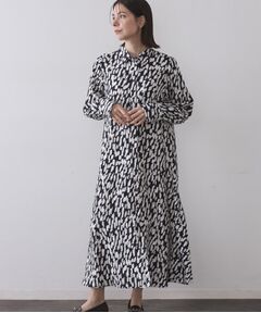 OPAQUE.CLIP / オペーク ドット クリップ ロング・マキシ丈ワンピース | ジオメトリック柄ワンピース