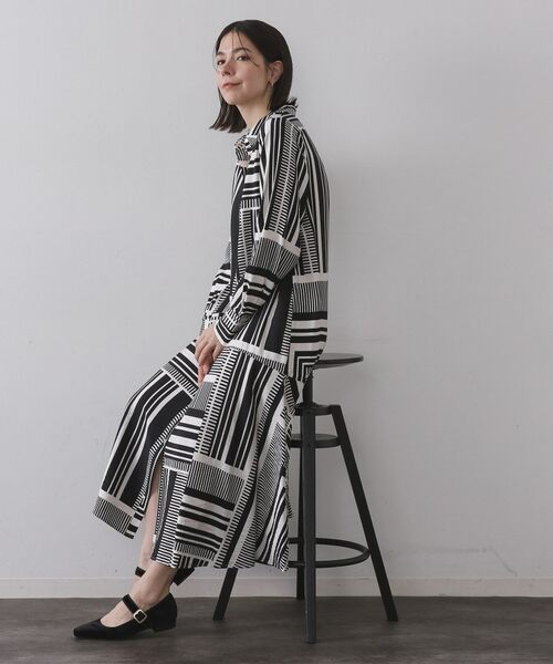 OPAQUE.CLIP / オペーク ドット クリップ ロング・マキシ丈ワンピース | ジオメトリック柄ワンピース | 詳細1