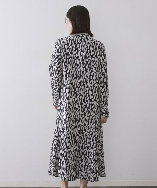 OPAQUE.CLIP / オペーク ドット クリップ ロング・マキシ丈ワンピース | ジオメトリック柄ワンピース | 詳細11