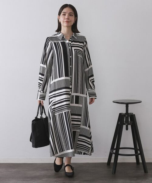 OPAQUE.CLIP / オペーク ドット クリップ ロング・マキシ丈ワンピース | ジオメトリック柄ワンピース | 詳細2