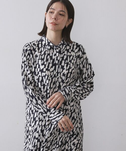 OPAQUE.CLIP / オペーク ドット クリップ ロング・マキシ丈ワンピース | ジオメトリック柄ワンピース | 詳細5
