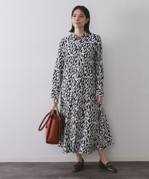 OPAQUE.CLIP / オペーク ドット クリップ ロング・マキシ丈ワンピース | ジオメトリック柄ワンピース | 詳細6