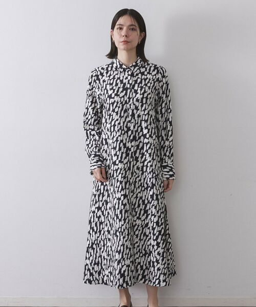 OPAQUE.CLIP / オペーク ドット クリップ ロング・マキシ丈ワンピース | ジオメトリック柄ワンピース | 詳細9