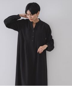 OPAQUE.CLIP / オペーク ドット クリップ ロング・マキシ丈ワンピース | バックプリーツワンピース【洗濯機OK】