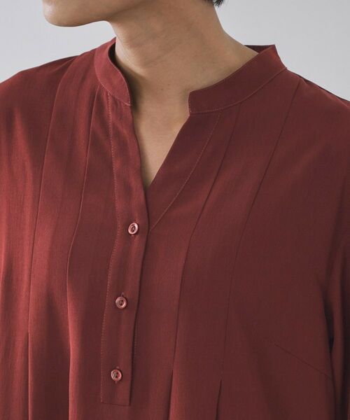 OPAQUE.CLIP / オペーク ドット クリップ ロング・マキシ丈ワンピース | バックプリーツワンピース【洗濯機OK】 | 詳細12