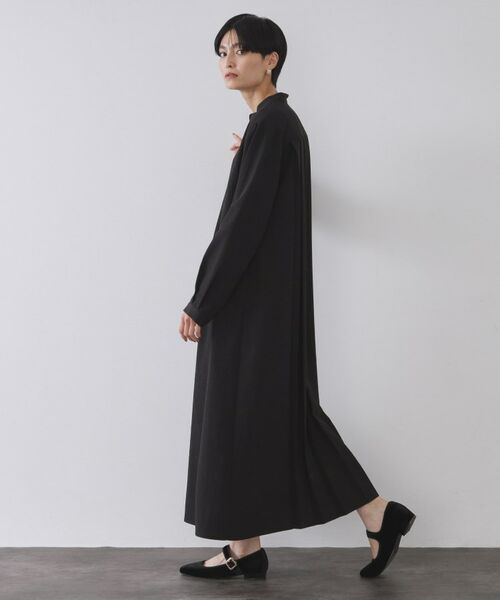 OPAQUE.CLIP / オペーク ドット クリップ ロング・マキシ丈ワンピース | バックプリーツワンピース【洗濯機OK】 | 詳細2