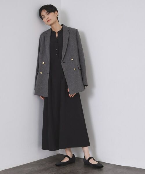 OPAQUE.CLIP / オペーク ドット クリップ ロング・マキシ丈ワンピース | バックプリーツワンピース【洗濯機OK】 | 詳細3