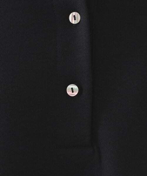 OPAQUE.CLIP / オペーク ドット クリップ ワンピース | ポロ衿配色ミニワンピース【洗濯機OK】 | 詳細4