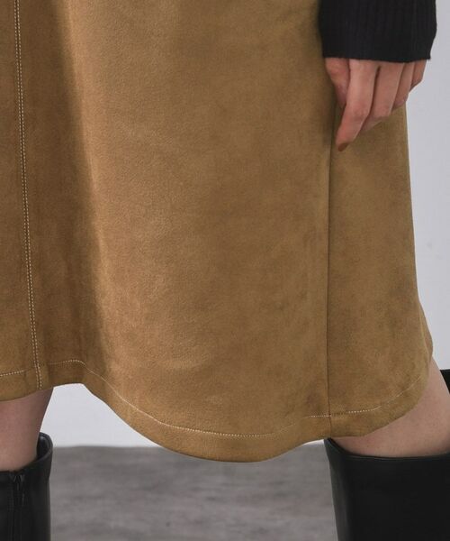 OPAQUE.CLIP / オペーク ドット クリップ ワンピース | スエードライクVネックジャンドレ【洗濯機OK】 | 詳細16