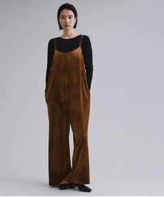 OPAQUE.CLIP / オペーク ドット クリップ サロペット・オールインワン | 【es】ベロアサロペット【洗濯機OK】