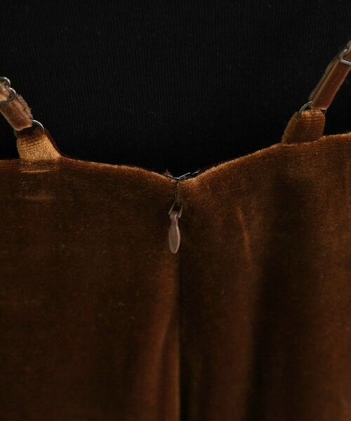 OPAQUE.CLIP / オペーク ドット クリップ サロペット・オールインワン | 【es】ベロアサロペット【洗濯機OK】 | 詳細14