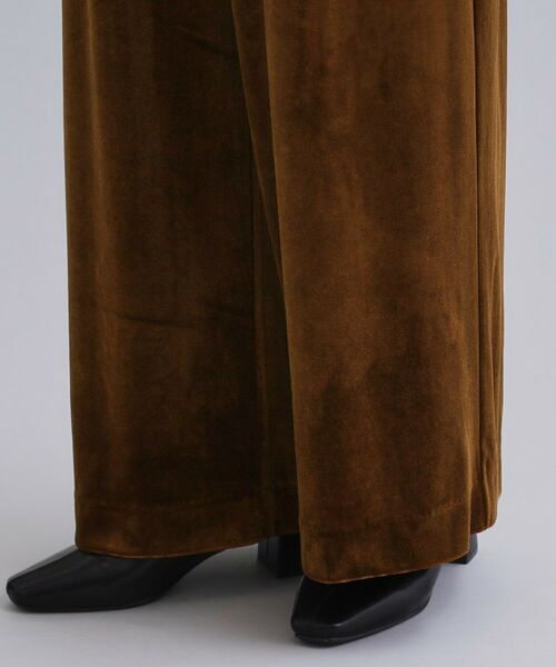 OPAQUE.CLIP / オペーク ドット クリップ サロペット・オールインワン | 【es】ベロアサロペット【洗濯機OK】 | 詳細18