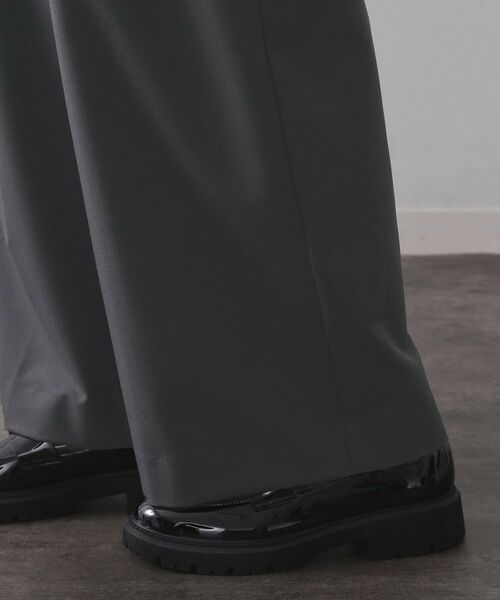 OPAQUE.CLIP / オペーク ドット クリップ パンツ | ベルト付きタックワイドパンツ【洗濯機OK】 | 詳細11