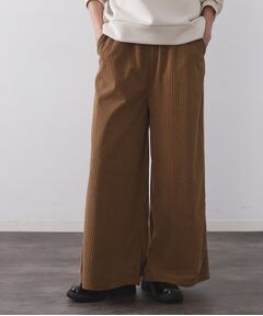 OPAQUE.CLIP / オペーク ドット クリップ パンツ | ゴーデュロイジャージイージーワイドパンツ【洗濯機OK】