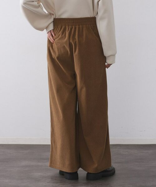 OPAQUE.CLIP / オペーク ドット クリップ パンツ | ゴーデュロイジャージイージーワイドパンツ【洗濯機OK】 | 詳細11