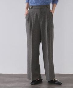 OPAQUE.CLIP / オペーク ドット クリップ パンツ | ストレッチタックワイドパンツ/セットアップ対応可【洗濯機OK】