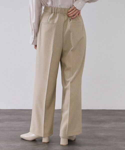 OPAQUE.CLIP / オペーク ドット クリップ パンツ | ストレッチタックワイドパンツ/セットアップ対応可【洗濯機OK】 | 詳細11