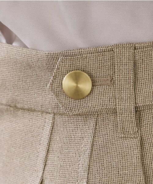 OPAQUE.CLIP / オペーク ドット クリップ パンツ | ストレッチタックワイドパンツ/セットアップ対応可【洗濯機OK】 | 詳細14