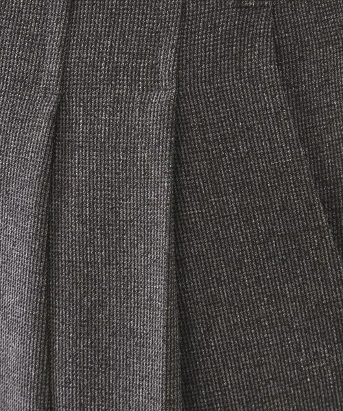 OPAQUE.CLIP / オペーク ドット クリップ パンツ | ストレッチタックワイドパンツ/セットアップ対応可【洗濯機OK】 | 詳細4