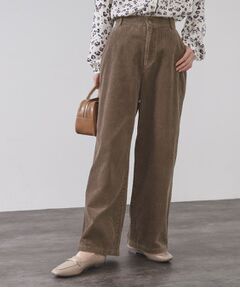 OPAQUE.CLIP / オペーク ドット クリップ パンツ | コーデュロイワイドパンツ【洗濯機OK】