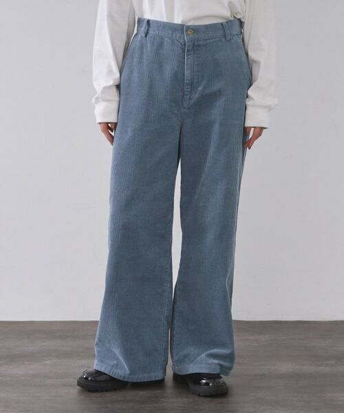 OPAQUE.CLIP / オペーク ドット クリップ パンツ | コーデュロイワイドパンツ【洗濯機OK】 | 詳細11