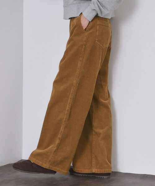 OPAQUE.CLIP / オペーク ドット クリップ パンツ | コーデュロイワイドパンツ【洗濯機OK】 | 詳細3