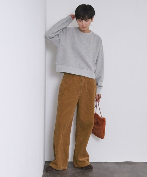 OPAQUE.CLIP / オペーク ドット クリップ パンツ | コーデュロイワイドパンツ【洗濯機OK】 | 詳細4