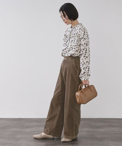 OPAQUE.CLIP / オペーク ドット クリップ パンツ | コーデュロイワイドパンツ【洗濯機OK】 | 詳細9