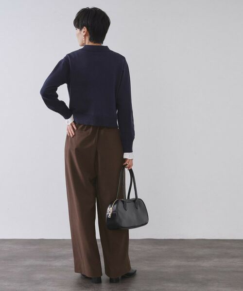 OPAQUE.CLIP / オペーク ドット クリップ パンツ | タックデザインワイドパンツ【洗濯機OK】 | 詳細7