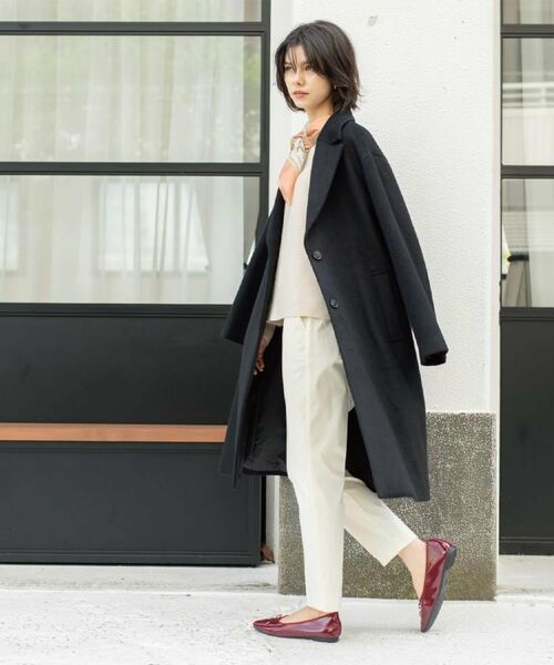 OPAQUE.CLIP / オペーク ドット クリップ パンツ | 裏起毛ハイストレッチイージーテーパードパンツ【洗濯機OK】 | 詳細1