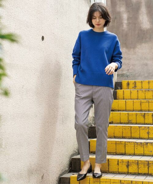 OPAQUE.CLIP / オペーク ドット クリップ パンツ | 裏起毛ハイストレッチイージーテーパードパンツ【洗濯機OK】 | 詳細14