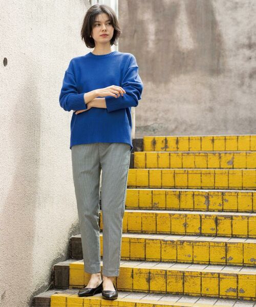 OPAQUE.CLIP / オペーク ドット クリップ パンツ | 裏起毛ハイストレッチイージーテーパードパンツ【洗濯機OK】 | 詳細16