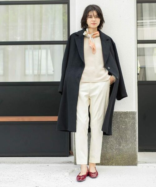 OPAQUE.CLIP / オペーク ドット クリップ パンツ | 裏起毛ハイストレッチイージーテーパードパンツ【洗濯機OK】 | 詳細2