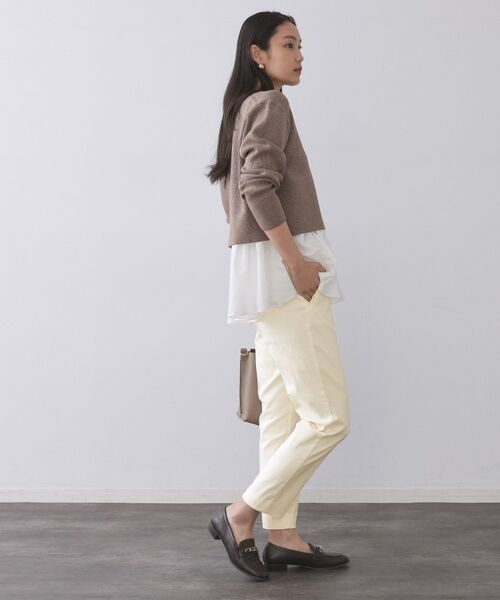 OPAQUE.CLIP / オペーク ドット クリップ パンツ | 裏起毛ハイストレッチイージーテーパードパンツ【洗濯機OK】 | 詳細23