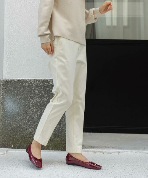 OPAQUE.CLIP / オペーク ドット クリップ パンツ | 裏起毛ハイストレッチイージーテーパードパンツ【洗濯機OK】 | 詳細3