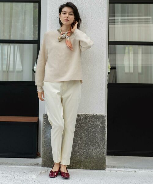 OPAQUE.CLIP / オペーク ドット クリップ パンツ | 裏起毛ハイストレッチイージーテーパードパンツ【洗濯機OK】 | 詳細4