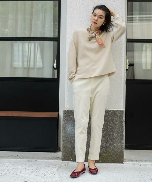 OPAQUE.CLIP / オペーク ドット クリップ パンツ | 裏起毛ハイストレッチイージーテーパードパンツ【洗濯機OK】 | 詳細5