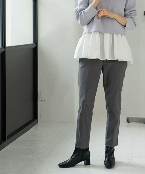 OPAQUE.CLIP / オペーク ドット クリップ パンツ | 裏起毛ハイストレッチイージーテーパードパンツ【洗濯機OK】 | 詳細7