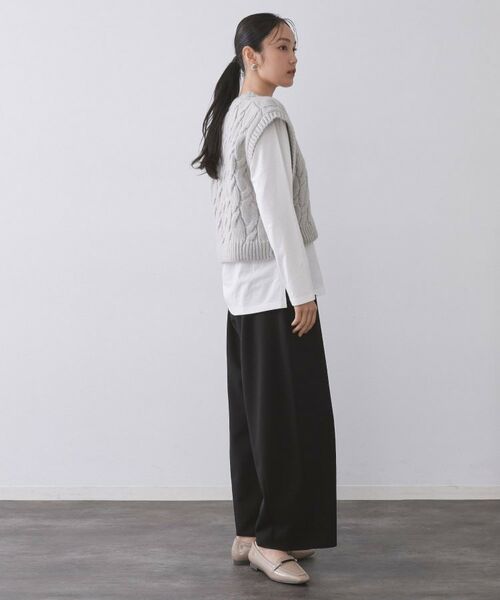 OPAQUE.CLIP / オペーク ドット クリップ パンツ | イージーワイドパンツ【洗濯機OK】 | 詳細6