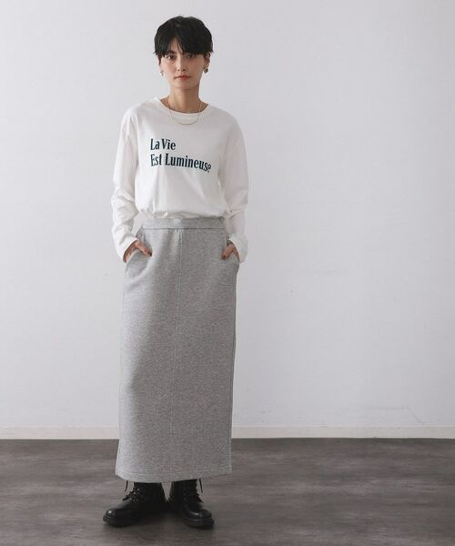 OPAQUE.CLIP / オペーク ドット クリップ ロング・マキシ丈スカート | イージーナロースカート/セットアップ対応可【洗濯機OK】 | 詳細10