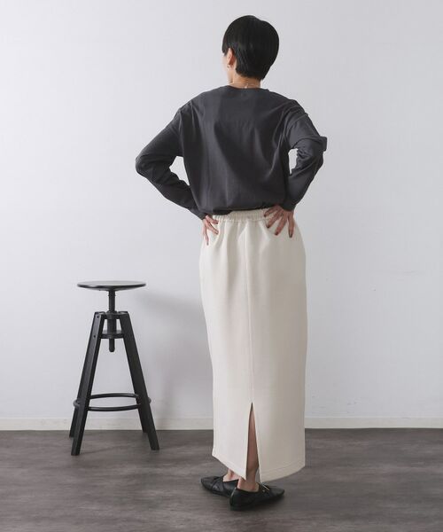 OPAQUE.CLIP / オペーク ドット クリップ ロング・マキシ丈スカート | イージーナロースカート/セットアップ対応可【洗濯機OK】 | 詳細2