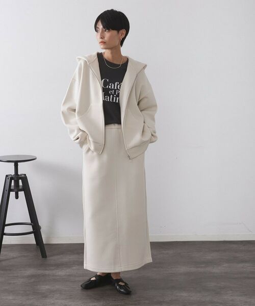 OPAQUE.CLIP / オペーク ドット クリップ ロング・マキシ丈スカート | イージーナロースカート/セットアップ対応可【洗濯機OK】 | 詳細3